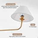 Modern Linear Chandeliers for Dining Room, Gold Island Light Fixtures with Off-White Fabric Shade, Rustic Linear Pendant Light for Kitchen
