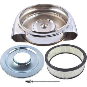 Air Cleaner All Steel Notched at Rear Replacement for Cadillac Oldsmobile