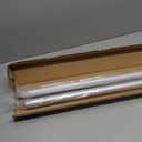 Double Layer Adjustable Crossbar and Hangers for use with Pipe and Drape Kit, 8-10ft Width Silvery