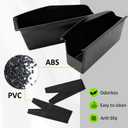 4 Door Handle Storage Box for Cybertruck Accessories, Compatible with Tesla Cybertruck 2025 2024, Inner Front&Rear Door Handle Storage Organizer, Interior Grab Tray Pocket ABS Plastic, 4 PCS