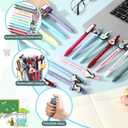 Sayglossy 48 Pcs Lab Week 2026 Science Gifts Black Ink Retractable Ballpoint Pens Science Birthday Party Decorations Chemistry Laboratory Gifts