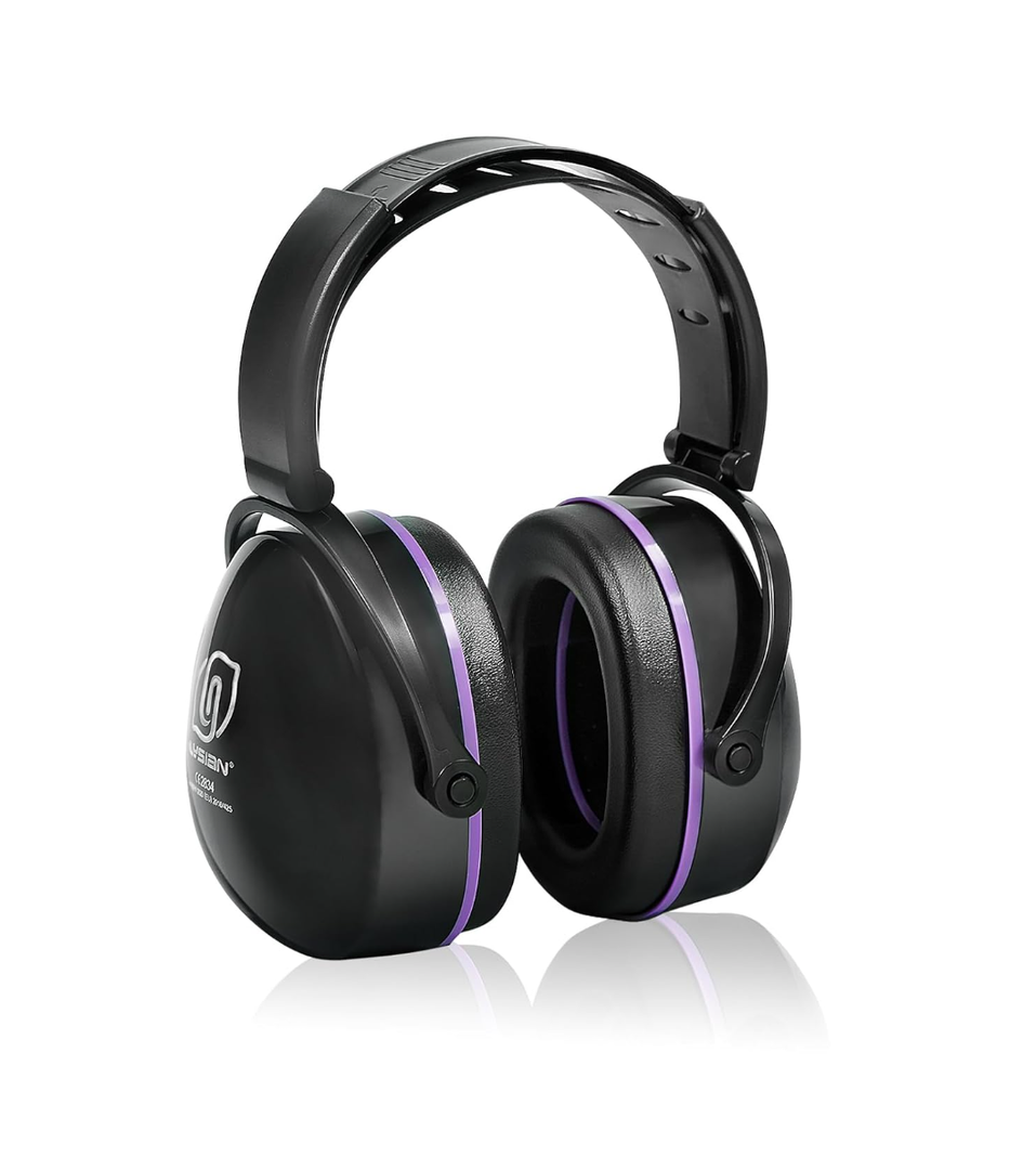 LYSIAN Foldable Noise Reduction Earmuffs, Hearing Protection Safety Ear Muffs for Shooting, Workshop,Loud Security Events
