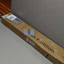 Upgraded Retractable Baby Gates for Stairs & Banister, Mesh Dog Gate Indoor, Extends to 55" Wide 33" Tall, Child Safety Gate for Stairway, Banister & Wall Mount (Black)