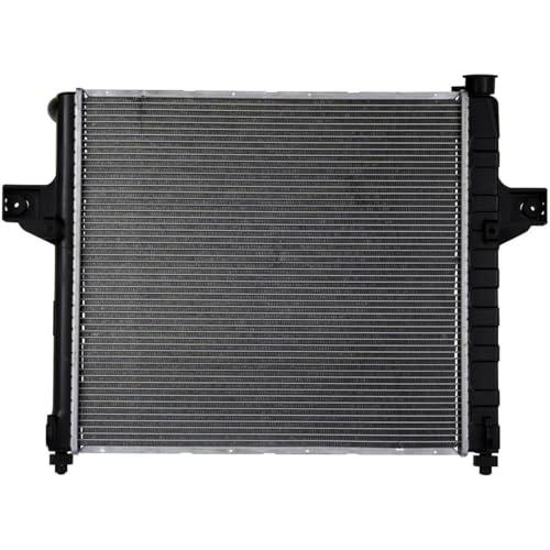 Radiator with Automatic Transmission Aluminum/Plastic (Core/) 21" x 25" x 1" (Inches) Height 1-Row