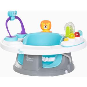 Smart Steps Explore N Play 5-in-1 Activity to Booster Seat, Blue Safari Fun