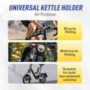 Bike Water Bottle Holder, Adjustable Bike Water Bottle Cage for 1.26-3.03” Diameter Bottle, 2026 Cycling Water Bottle Cage for Bicycle Motorcycle, Firmly Hold for 20-35MM Handlebars Bar, ABS