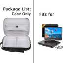 Tourmate Hard Storage Case for MEGATEK/MYDASH/QGYDQH/OTIC/Memorex 12.5" Portable DVD Player, Portable EVA Case(Box for Sale) (Black)