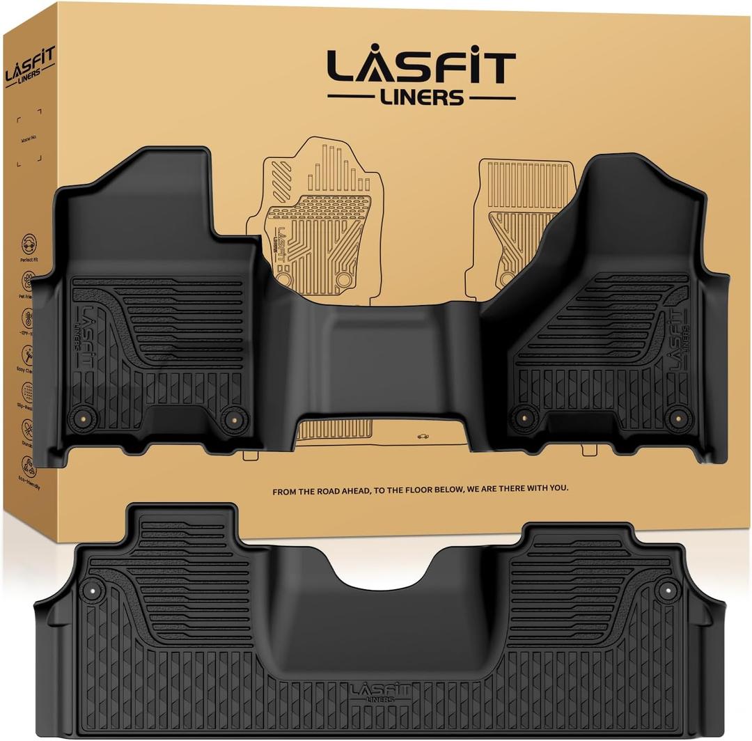 LASFIT Floor Mats for RAM 2500/3500 Mega Cab 2019-2026 2027 Bench Seats
