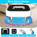 New Upgrade Furniture Sliders, Furniture Dolly with 360 Rotatable Wheels, Furniture Movers for Moving Heavy Duty Sofa, Bed, Load Capacity Up to 900lb