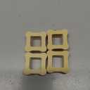 Nuanchu 4 Pack Kiln Post High Alumina Kiln Posts Square Ceramic Shelf Supports for High Temperature Kilns Sturdy Firing Posts (0.5 x 1 Inch)