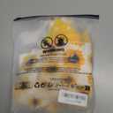 Infant Baby Girl Summer Outfits Lace Ruffle Short Sleeve Ribbed Romper Dress with Headband 1-18 Months (3-6 Months, Butterfly)