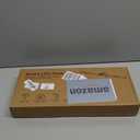 ONEMIX 42" LED Desk Lamp with Clamp, Architect Desk Light with Remote, Adjustable 4-Segment Bar, 1800LM Bright, Eye-Caring Desk Lamp for Home Office, Reading, Study, Dual Monitors, Easter (Black)