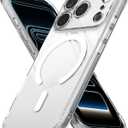 Ringke Fusion for iPhone 17 Pro Case [Compatible with MagSafe] UV Coating for Scratch & Discoloration Resistant, Shockproof Air Pockets - Magnetic Clear