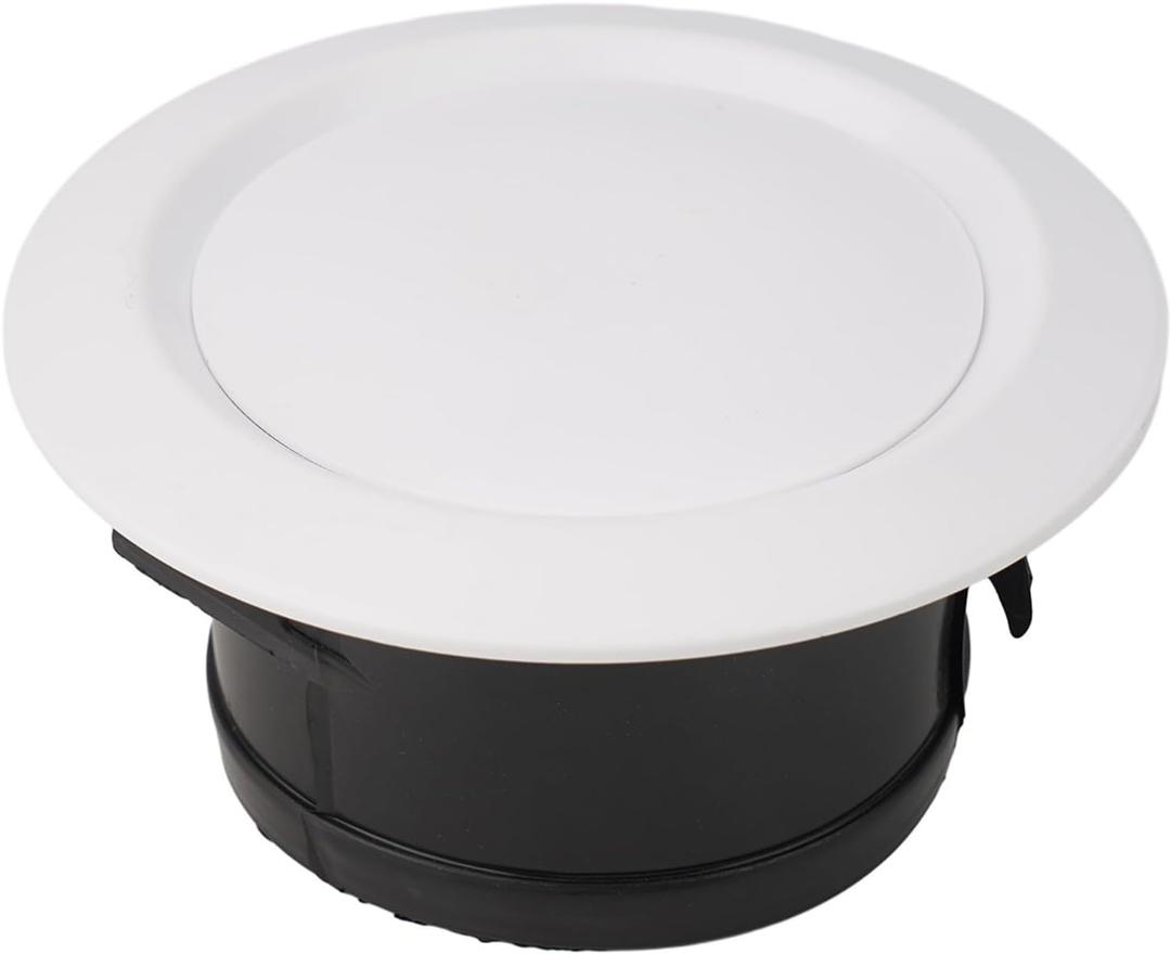 Secure Mounting Check Valves, Efficient Indoor Exhaust Easy Diffuser Vent Grille Cover(125MM)