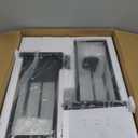 tewei 2 Pack Large Size Outdoor Wall Lantern Exterior Wall Light Fixture, 22 Inch Matte Black Porch Light Waterproof Outdoor Lights for House with Clear Glass Shade, E12 Exterior Sconces for Garage