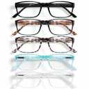 Gaoye Professional Reading Glasses for All Day - Computer Readers with Blue Light Protection - Value Pack