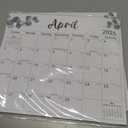2 x Aesthetic 2025-2026 Magnetic Calendar for Refrigerator, 21-Month Fridge Calendar Magnet from October 2025 to June 2027, Greenery Design for Easy Organizing