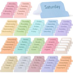 Mr. Pen- Weekly Planner Tabs, 100 Pcs, Week Tabs for Planner, Calendar Tabs for Planner, Calendar Index Sticker, Weekly Tabs Stickers, Calendar Tabs, Weekly Tabs, Week tabs