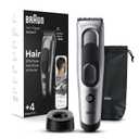 Braun Hair Clippers for Men, Series 7 7390, Hair Clip from Home with 17 Length/Recall Setting, Incl. Memory SafetyLock, Ultra-Sharp Blades, 2 Combs, Stand, Pouch, Washable