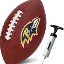 Franklin Sports NFL Football - Youth Junior Size Football for Kids - Official NFL Team Logo + Colors - Fan Shop Ball