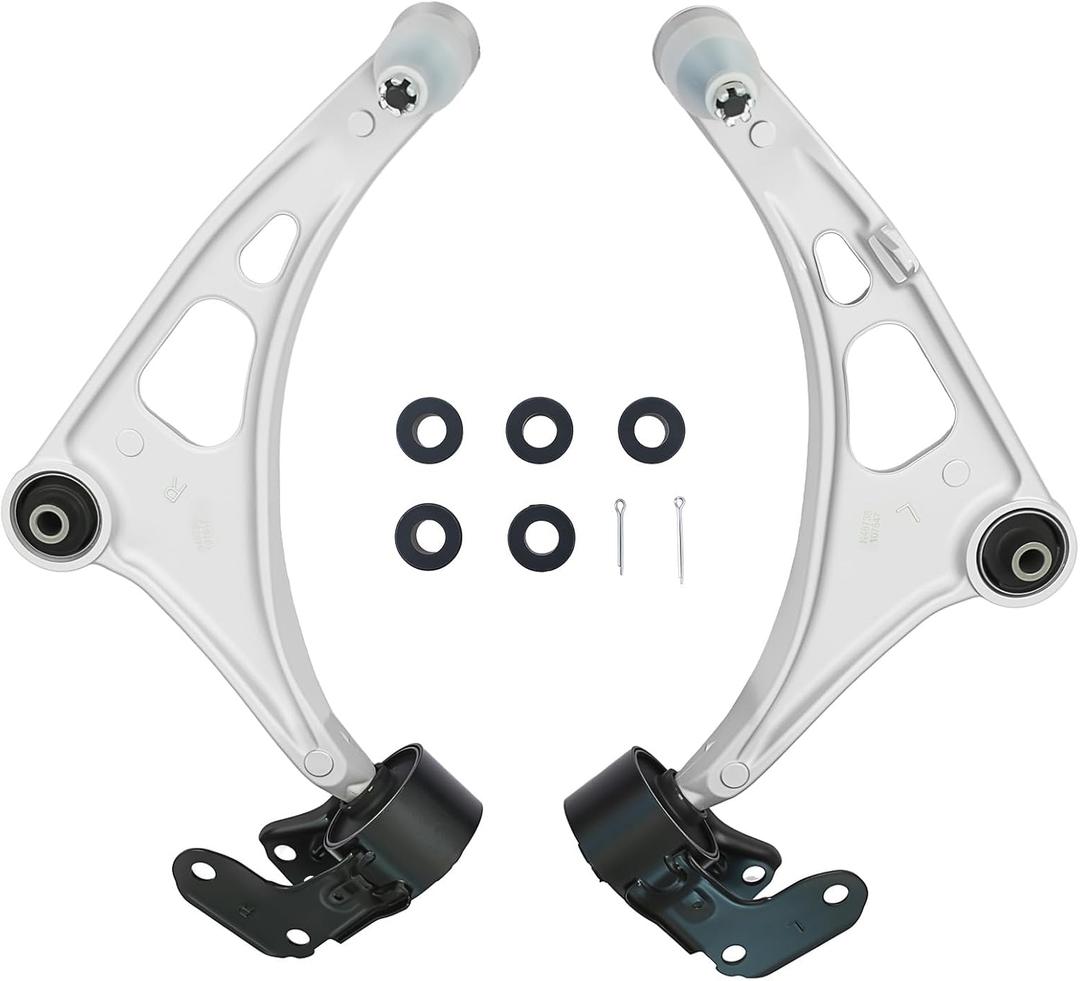 Front Lower Control Arm and Ball Joint Assembly Compatible with 2016-2021 Honda Pilot, 2017-2021 Ridgeline, 2019-2021 Passport, 2014-2020 Acura MDX, replace# 51360-TZ5-A00, 51350-TZ5-A00, 2pcs