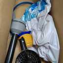 2 Sets Motorized Pool Float for Adults, Electric Inflatable Pool Lounger Float Driving Tube Floating with Pusher Handles Cup Holder for Summer Water Beach(Leaves,Blue Yellow), 47.24 x 47.24"