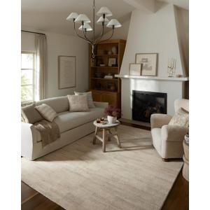 Loloi Amber Lewis Rocky Collection ROC-03 Natural/Fog, 7'-9" x 9'-9", Area Rug