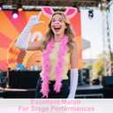 Pig Costume Set, Pink Animal Cosplay Outfit with Pig Ears Headband Nose Bow Tie Tail Gloves for Fancy Dress Parties