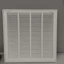 Howeall 20"W x 20"H [Duct Opening Size] Steel Return Air Filter Grille - Removable Face/Door for 1 inch Filters -HVAC Vent Cover Grill - White [Outer Dimensions: 22 5/8"W X 22 5/8"H]