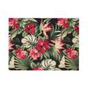 Red Flowers Dish Drying Mats for Kitchen Counter, Blossom Floral Large Mat Dishes Microfiber Diatom Mud Rack Drainer Pad Washable Absorbent Dry 18×24 Inch Coffee Bar Decor Coffee Station Accessories