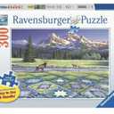 Ravensburger Mountain Quiltscape 300 Piece Large Format Jigsaw Puzzle for Adults - 16788 - Every Piece is Unique, Softclick Technology Means Pieces Fit Together Perfectly