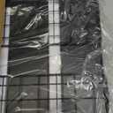 Magnetic Shelf for Fridge , Fruit Potato & Onion Storage Bins, Pantry Organizers & Storage, Large Container Magnetic Basket for Refrigerator, Kitchen Counter, Cabinet, Magnetic Fridge Organizer (1, Black)