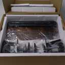 ETHU Keyboard Tray Under Desk, 19.7" X 11.81" Small Size Keyboard Drawer with C Clamp-on Mount Easy to Install, Computer Keyboard Stand Slide Pull Out, Ergonomic Keyboard Tray for Home, Office (Wood)