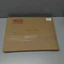 Tempered Glass Cutting Board Set for Kitchen Counter - Dishwasher Safe with Juice Grooves, Non-Slip Silicone Edges & Beveled Grip - 16"x12" & 12"x8" Serving Tray (Pink)