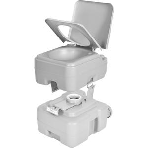 YITAHOME Portable Toilet 5.8 Gallon, Travel RV Porta Potty with T-Type Water Outlets, Anti-LeakPress Water Pump for Camping, Boating, Hiking, Truck Travel, Trips