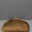14" Acacia Wood Lazy Susan Organizer Kitchen Turntable for Cabinet Pantry Table Organization