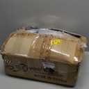 Veehoo Orthopedic Elevated Dog Bed Add Removable Deluxe Rose Plush Bolster Cushion Mat, 59" x 37" Washable Dog Couch Bed, Raised Pet Cot with Breathable Teslin Mesh, No-Slip Feet, Haze Blue, CWC2439B