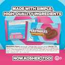 Feastables MrBeast Caramel Valentines Heart, Milk Chocolate & Creamy Caramel Filling, Cups for Adults & Kids, Chocolate Candy for Valentine Snacks, Made With Fairtrade Cocoa, 20 Count (EXP 10/30/26)