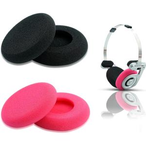 GVOEARS Replacement Earpads Cushion for Koss Portapro Headphones 2 Pairs (Rose+Black)