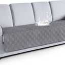 VANSOFY Couch Cover, Waterproof Sofa Covers Washable Slipcover Furniture Protector Couch Seat Covers Non-Slip Couch Cover for Dogs, Pets(Oversized Sofa, Light Gray)