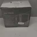 Makeup Fridge With Dimmable LED Light Mirror, 4L Mini Fridge for Bedroom, Car, Office & Dorm, Cooler & Warmer, Portable Small Refrigerator for Cosmetics, Skin Care and Food, Black