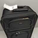 U.S. Traveler Rio Lightweight Softside Rolling Carry-on, Black
