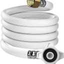 1 Pcs Universal 20mm0.0656 ft screw mouth fully automatic washing machine inlet pipe, water supply hose, extended water connection pipe (1.5 m/ 4.92 ft)