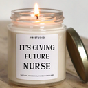 Future Nurse Gifts for Women Men, Future Nurse Candle, Nursing School, Nursing Student Gifts, Nurses Week/Day/Graduation/Birthday Gift, Cool LPN RN Gift for New Grad, Handmade, 7oz