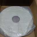 PATIKIL 16" OD x 3.74" ID PU Decorative Ceiling Light Medallion Cover White