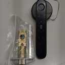 Fingerprint Door Knob Biometric Door Lock with Code Keyless Entry Door Handle for Bedroom Home Hotel Office Apartment Black