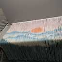 Ductra Macrame Wall Hanging Macrame Wall Decor Tie-Dye Tapestry Living Home Room Decor 57" Wx 41" L