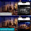 SYMYNELEC 5GHz/2.4GHz Light Bulb Security Camera Outdoor Waterproof 2.5K, Dual-Band WiFi Light Socket Security Camera with AI Human Motion Detection Tracking 4MP Color Night Vision Siren Alarm Alexa