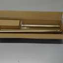 YNL Tension Shower Curtain Rod 34-66 Inch, Adjustable Spring Tension Curtain Rod No Drilling, Non-Slip, Never Rust, Stainless Steel, for Small Window Laundry Door Entryway, Gold