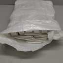 PLULON 24 Pieces Garden Fence with 24 Pieces Fence Insert White Plastic Fence Garden Picket Fence Edgings Lawn Flowerbeds Plant Borders Decorative Garden Yard